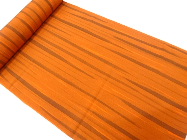 JAPANESE KIMONO / ANTIQUE BOLT FOR HAORI / SILK / STRIPE